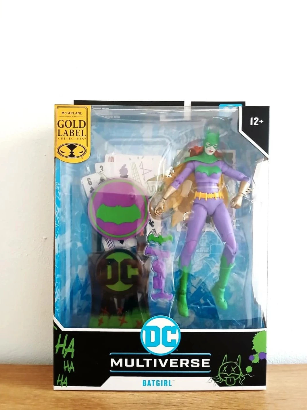 Figurine McFarlane DC Multiverse Batgirl Jokerized Batman Three Jokers